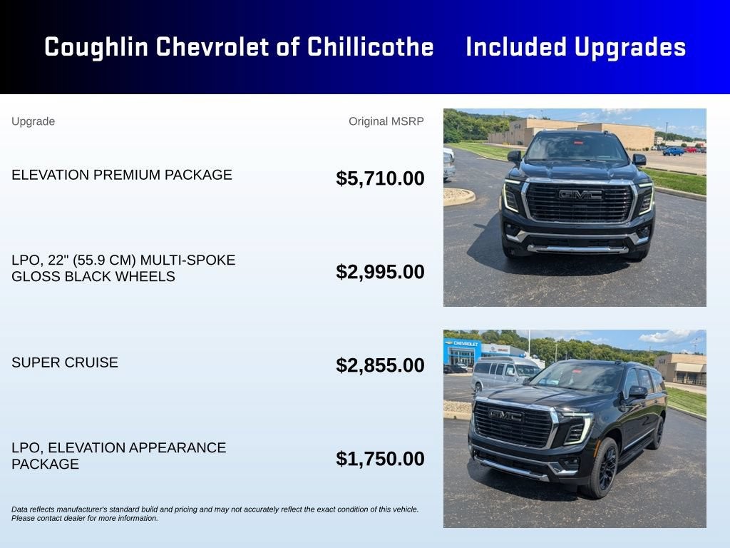 2026 GMC Yukon XL Elevation