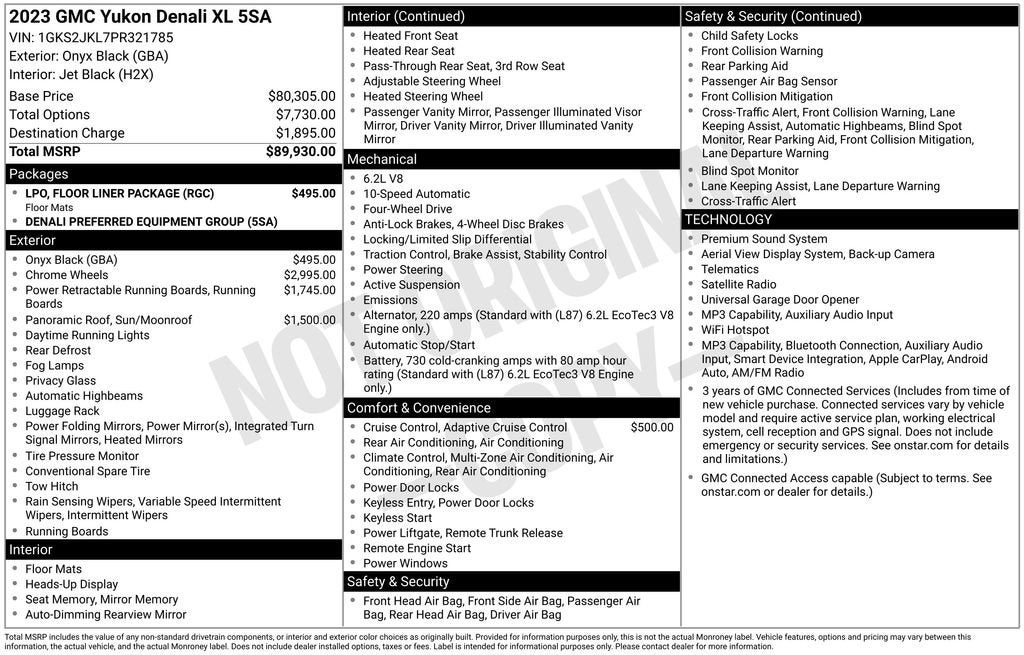 2023 GMC Yukon XL Denali