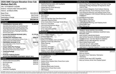 2026 GMC Canyon Elevation