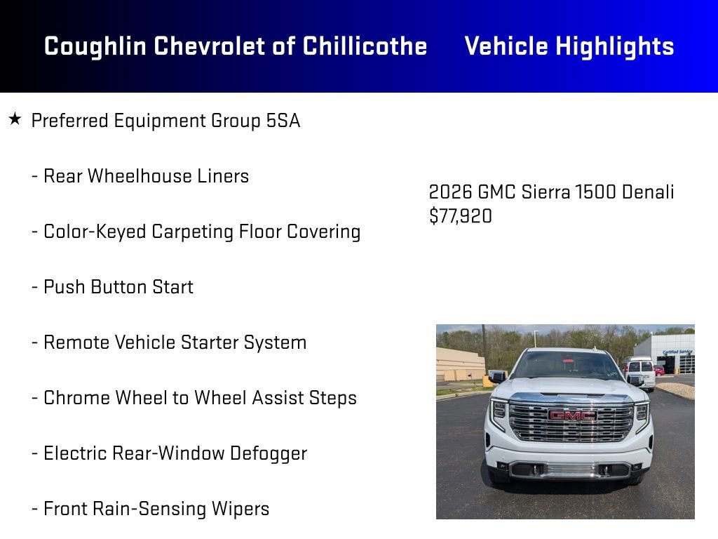 2026 GMC Sierra 1500 Denali