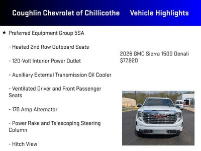 2026 GMC Sierra 1500 Denali