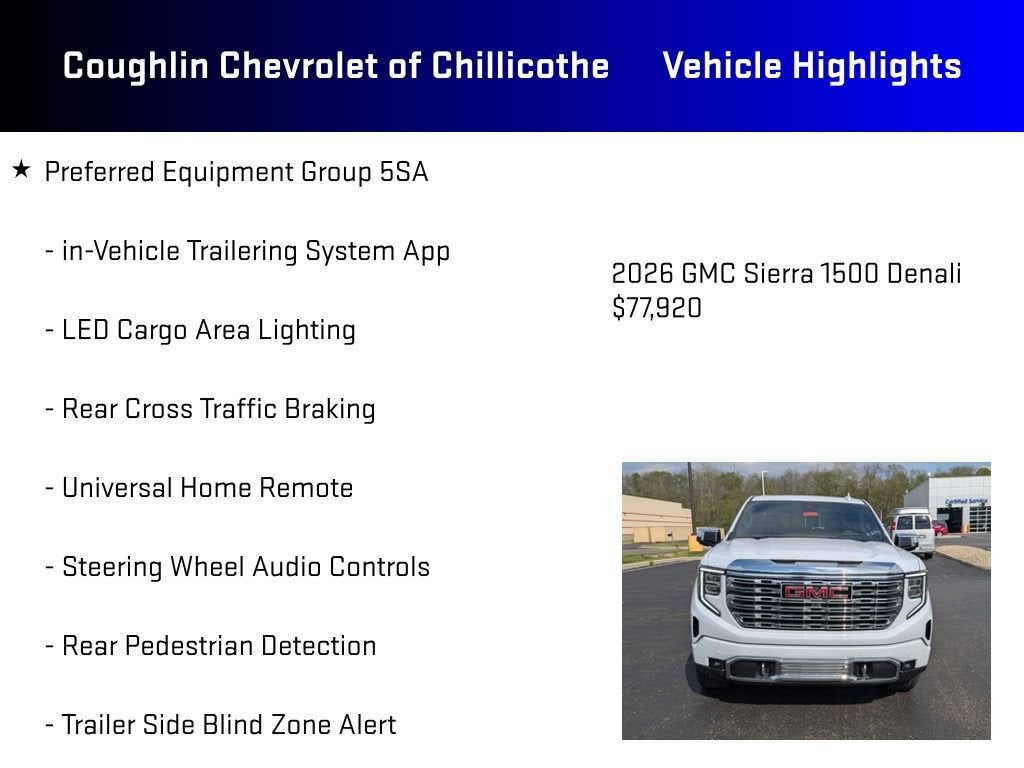 2026 GMC Sierra 1500 Denali