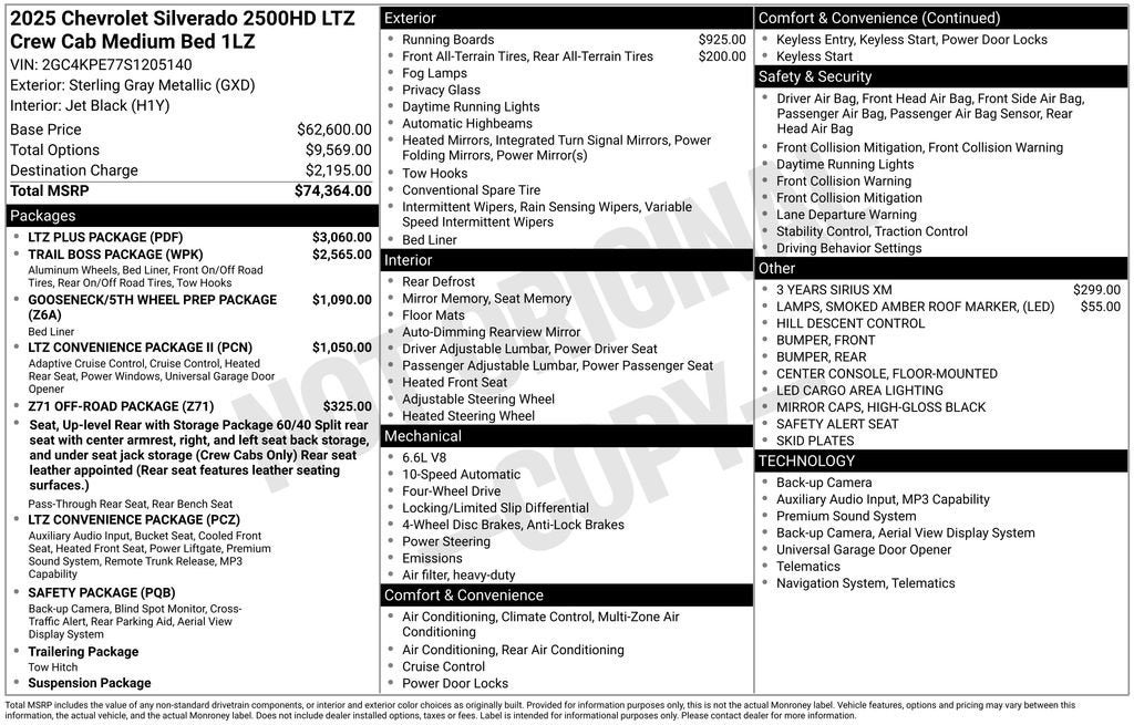 2025 Chevrolet Silverado 2500 HD LTZ