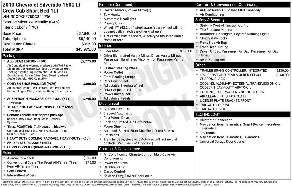 2013 Chevrolet Silverado 1500 LT