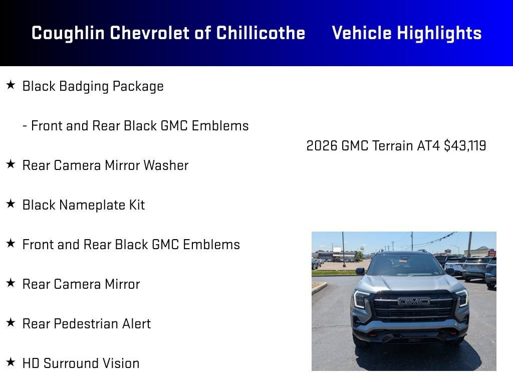 2026 GMC Terrain AT4