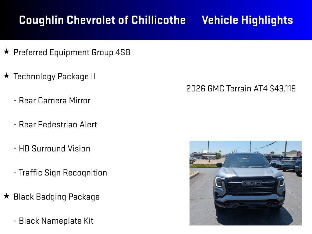 2026 GMC Terrain AT4