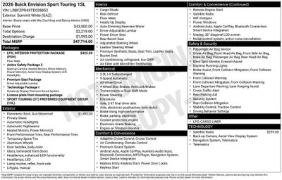 2026 Buick Envision Sport Touring